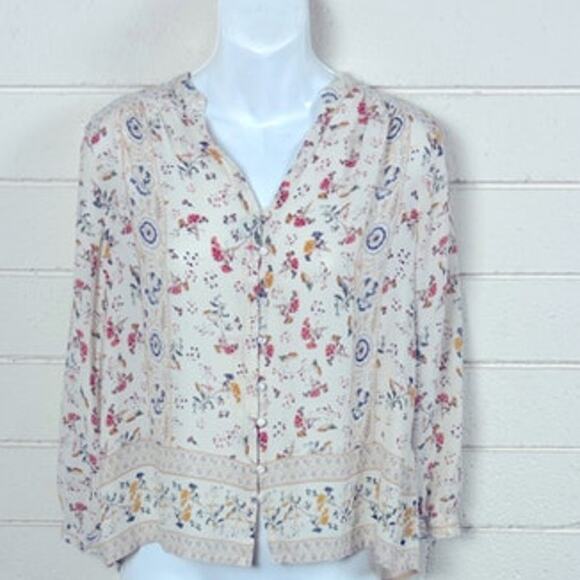 Lucky Brand Boho Blouse size XS - Picture 8 of 8
